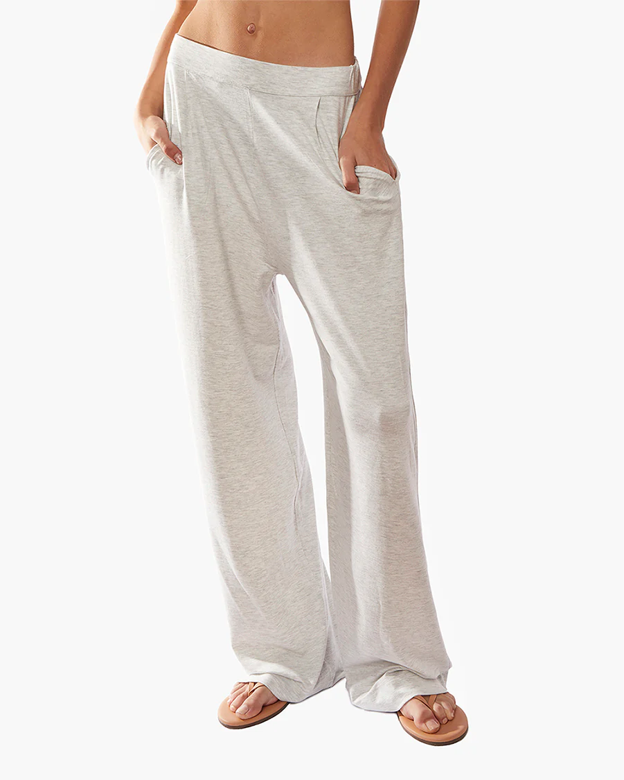 Soft Touch Stretch Pant - Heather Grey