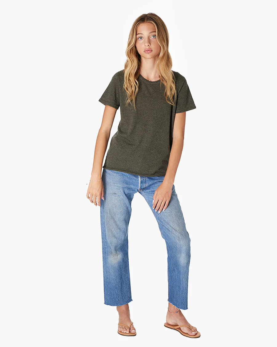 Cashmere Classic Tee - Moss