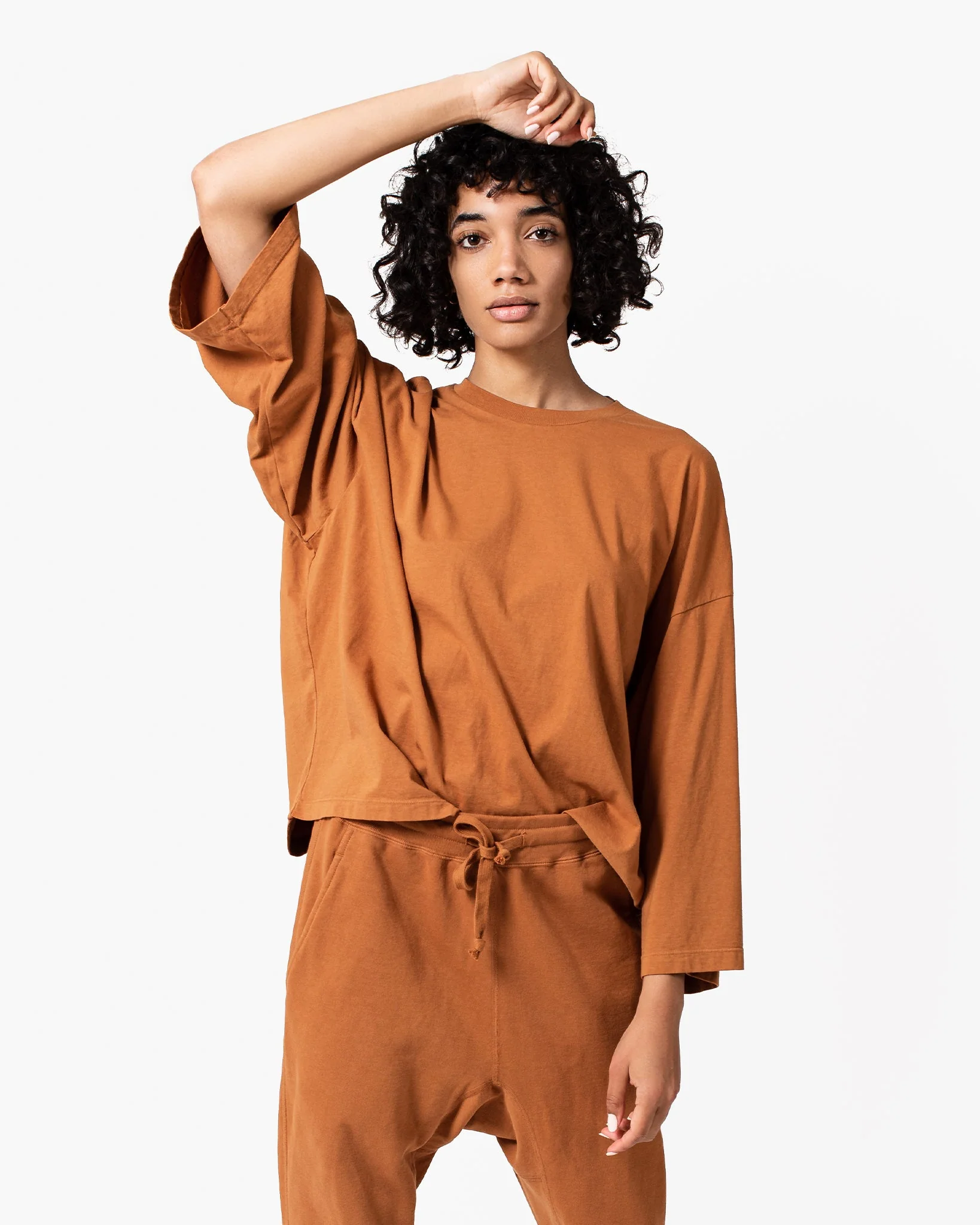 The Longsleeve Tee - Cinnamon