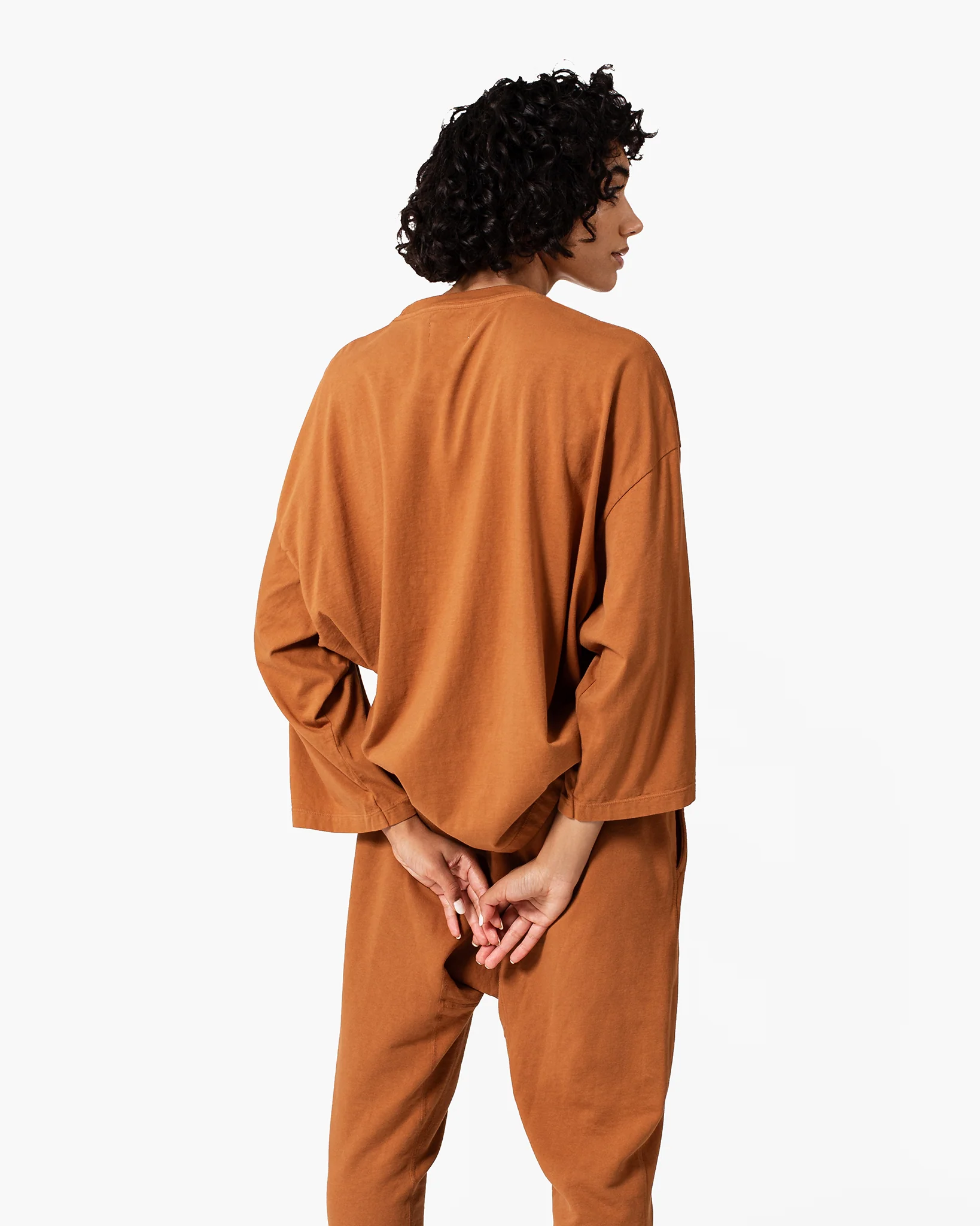 The Longsleeve Tee - Cinnamon
