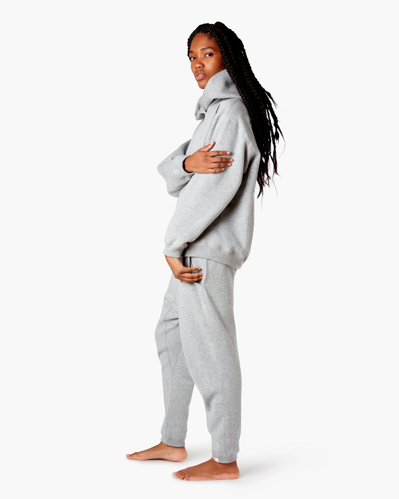 The Warm Jogger - Grey mix
