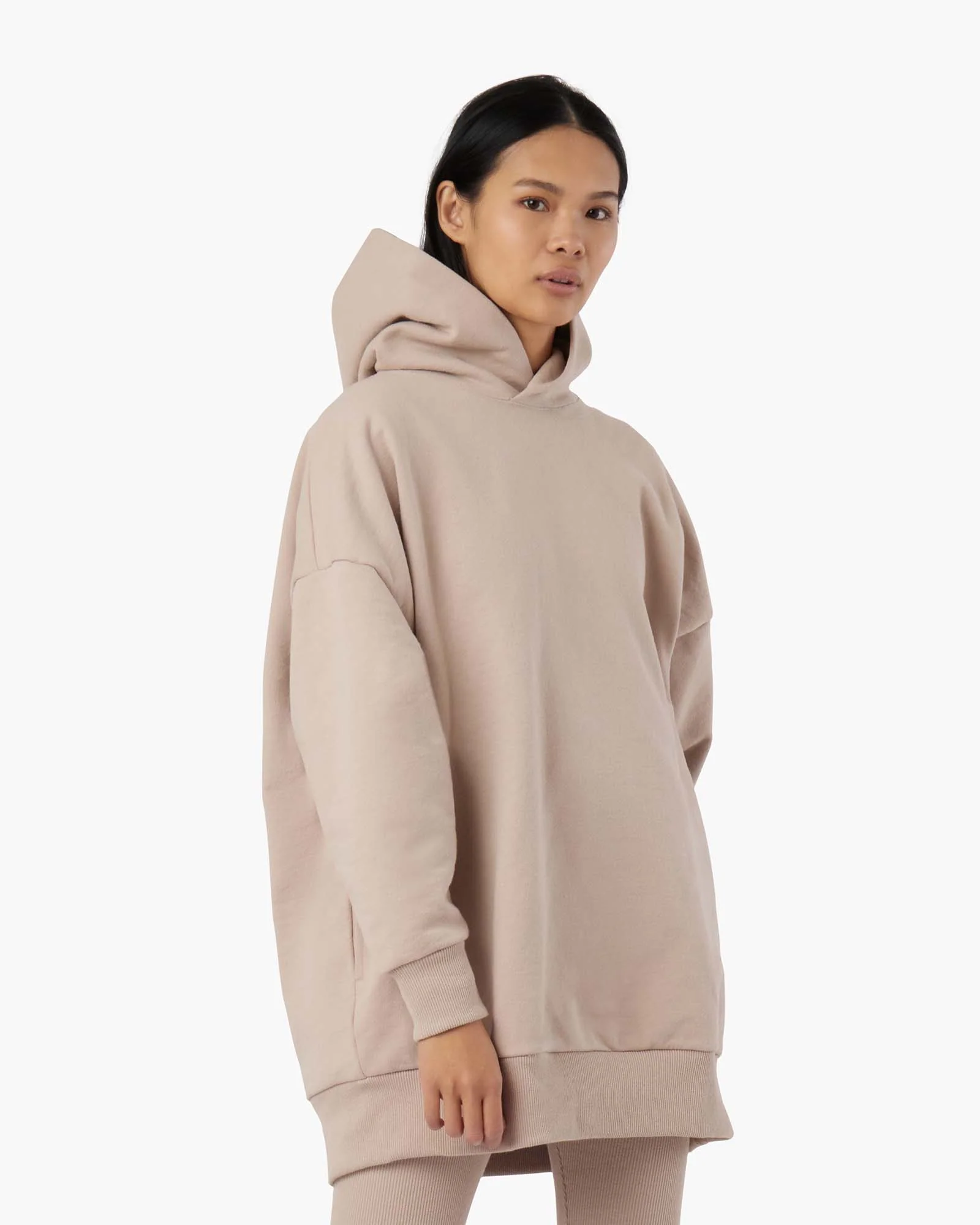 Oversized Hoodie - Sandy Taupe