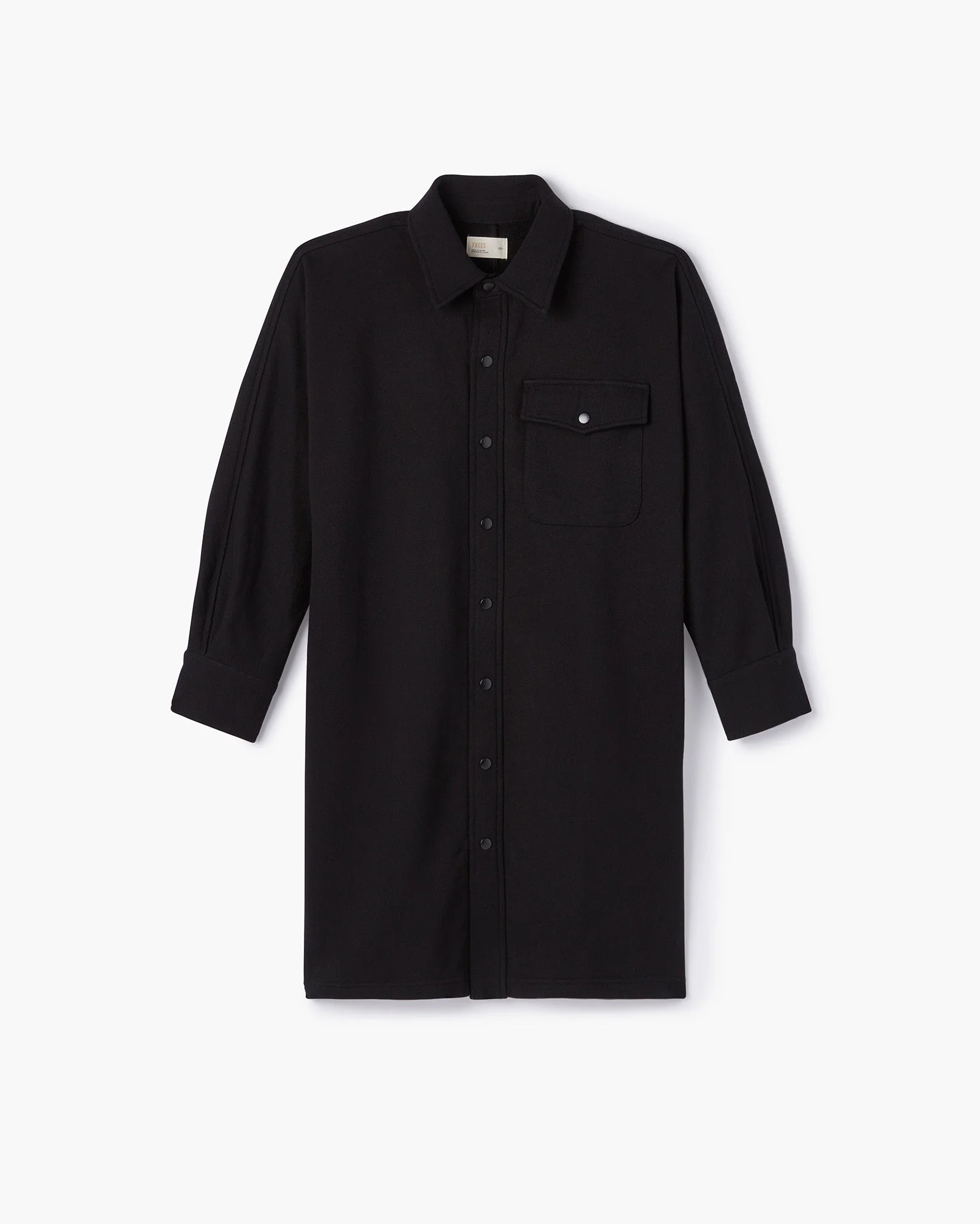 Oversized Shirt Jacket - Black