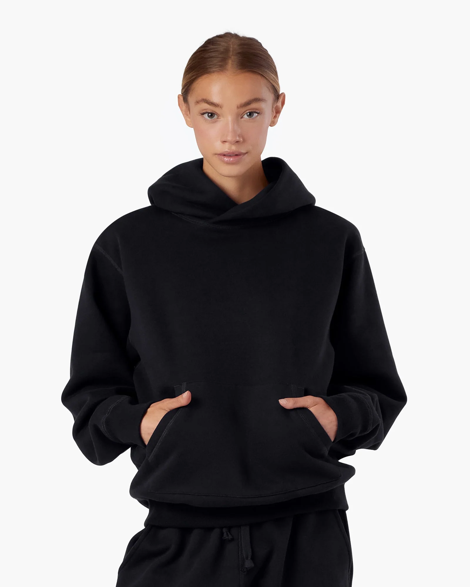 Core Fleece Hoodie - Black