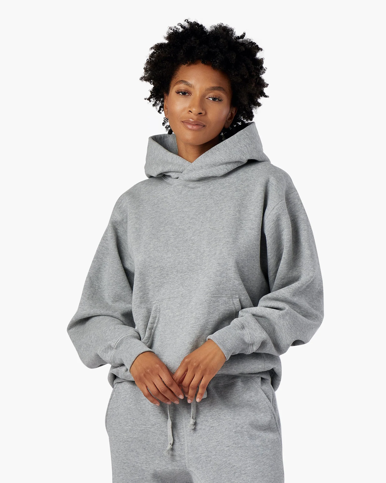 Core Fleece Hoodie - Grey Mix